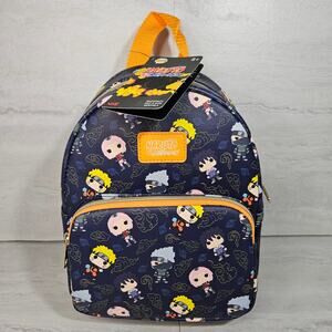 Funko Pop Naruto Backpack Sasuke Kakashi 11" Vegan Leather